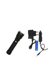 Watton Zeycan Teknoloji Ultra Güçlü Flaşörlü Uzun Mesafeli Şarjlı Pilli Mıknatıslı El Feneri Wt-282 - 4