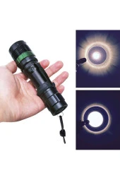 Watton Zoomlu Oto Şarjlı El Feneri Wt-012 - 3