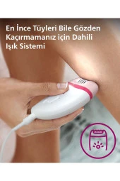 Philips BRE255/05 Kablolu Epilatör,Bacak İçin Kullanım,Işık Özellikli,3 Ek Parçalı,2 Hız Ayarı - 5