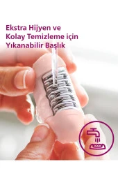 Philips BRE255/05 Kablolu Epilatör,Bacak İçin Kullanım,Işık Özellikli,3 Ek Parçalı,2 Hız Ayarı - 6