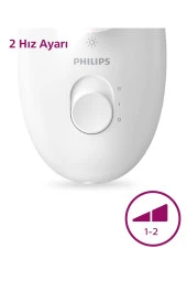 Philips BRE255/05 Kablolu Epilatör,Bacak İçin Kullanım,Işık Özellikli,3 Ek Parçalı,2 Hız Ayarı - 8