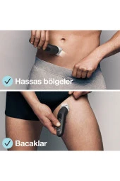 Braun BodyGroomer 3 BG3340 SkinShield Teknolojisi 3 Ek Parçalı Vücut Bakım Seti thumbnail 8