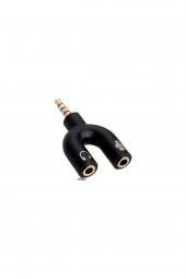 BASTORE Kulaklık Mikrofon Birleştirici Adaptör 3.5mm Ayırıcı Aparat - 1