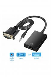 BASTORE Vga Hdmi Çevirici Dönüştürücü Kablo Ses Destekli Vga To Hdmi - 2