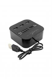 BASTORE Usb Çoklayıcı Usb Kart Okuyucu 40 in 1 USB Kart Okuyucu 3 Port Usb Çoklayıcı - 1