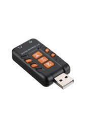 WOZLO 8.1 Usb Ses Kartı Virtual Sound 3d - Usb Harici Ses Kartı Chipli Versiyon - 1