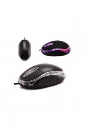 WOZLO Optik Usb Mouse Kırmızı Işıklı Mini Usb Maus - 1