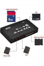 OEM Usb Hub Micro Sd Xd Mmc Ms Cf Tf Mini M2 Combo Kart Okuyucu - 1