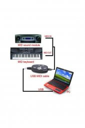 OEM Usb-midi Kablo Usb Midi Bağlantı Kablosu - 2