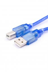 WOZLO 0.5 Metre - 50cm Usb 2.0 Yazıcı Kablosu - Usb Tip B Kablo thumbnail 1