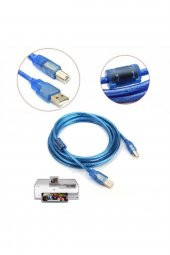 WOZLO 1 Metre Usb 2.0 Yazıcı Kablosu - Usb Tip B Kablo thumbnail 3