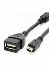 WOZLO 5 Pin Mini Usb Erkek To Usb Dişi - Otg Kablo thumbnail 3
