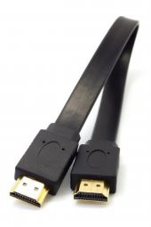 BASTORE Hdmi Flat Kablo 4k Full Hd 3d Destekli Hdmi Kablo 3840*2160 İnce Flat Kırılmaz Kablo 1.8 metre thumbnail 1