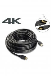 BASTORE Hdmi Kablo Ultra Hd Siyah Altın Uç Monitör Projeksiyon 15 Metre 4k 3d - 2