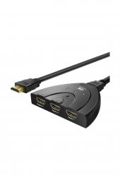 BASTORE Hdmi Switch Seçici 3 Port Giriş 1 Port Çıkış 4k 2160p Hdmi Switch Kablolu - 1