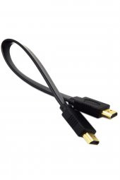 BASTORE Hdmi Kablo 30 cm Kısa Hdmi Kablo Altın Uçlu Full Hd 4K 3d Lcd Led Ps3 Uydu Receiver Monitör Kablosu - 1