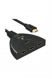 BASTORE Hdmi Switch Seçici 3 Port Giriş 1 Port Çıkış 4k 2160p Hdmi Switch Kablolu - 2