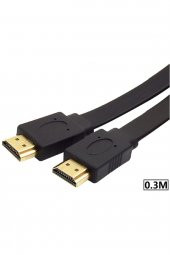 BASTORE Hdmi Kablo 30 cm Kısa Hdmi Kablo Altın Uçlu Full Hd 4K 3d Lcd Led Ps3 Uydu Receiver Monitör Kablosu - 2