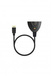 BASTORE Hdmi Switch Seçici 3 Port Giriş 1 Port Çıkış 4k 2160p Hdmi Switch Kablolu - 3