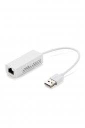 WOZLO Usb Ethernet Kartı Apple Macbook Uyumlu - Usb 2.0 - 2