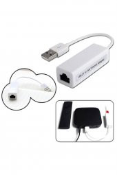 WOZLO Usb Ethernet Kartı Apple Macbook Uyumlu - Usb 2.0 - 3
