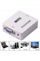 BASTORE Vga To Hdmi Çevirici Dönüştürücü Adaptör Görüntü Bağlantı Çevirici - 2