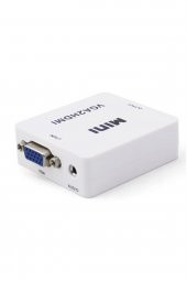 BASTORE Vga To Hdmi Çevirici Dönüştürücü Adaptör Görüntü Bağlantı Çevirici - 3