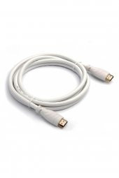 WOZLO 3m Metre Hdmi Kablo V1.4 2160p Full Hd Beyaz Lcd Pc Laptop Ps3 3d - 1