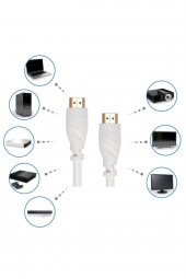 BASTORE 1.8m Metre Hdmi Kablo Ses Görüntü Full Hd 3d Lcd Pc Notebook - 3