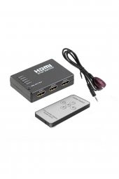 WOZLO Hdmı Çoklayıcı 5 Port 1080p Hdmı Switch Splitter - Kumandalı - 1