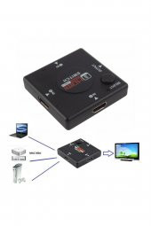WOZLO Hdmi Çoklayıcı 3 Port 1080p Hdmı Switch Splitter thumbnail 1