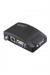 BASTORE Bnc To Vga Kamera Monitör Dvr Çevirici Dönüştürücü Adaptör Svideo Scart Rca To Vga Çevirici - 1