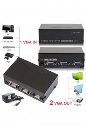BASTORE 2 Port Vga Çoklayıcı Splitter 1 In 2 Out Çoklu Ekran Adaptörlü - 2