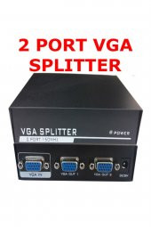 BASTORE 2 Port Vga Çoklayıcı Splitter 1 In 2 Out Çoklu Ekran Adaptörlü - 3