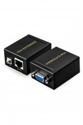 BASTORE Vga Extender (ADAPTÖRSÜZ) Cat5 Cat 6 Ile 60 Metre Vga Uzatma thumbnail 1