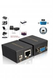 BASTORE Vga Extender (ADAPTÖRSÜZ) Cat5 Cat 6 Ile 60 Metre Vga Uzatma thumbnail 2