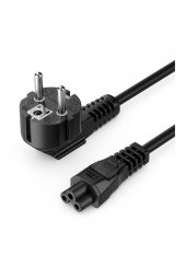 WOZLO Yonca Power Kablosu - Notebook Laptop Adaptör Güç Kablosu - C5 Power Kablo - 5 Mt thumbnail 1
