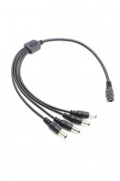 WOZLO 4 Başlı Dc Adaptör Çoklayıcı Kablo 5.5*2.1mm - 1 Dişi 4 Erkek - 40cm thumbnail 3