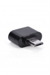 WOZLO Micro Usb Otg Adaptör Samsung Xiaomi Huawei Uyumlu Mikro Usb Otg Siyah - 3