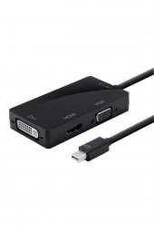 BASTORE Mini Displayport To Hdmi Dvi Vga Çevirici Kablo Macbook Görüntü - 2