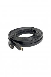 BASTORE HDMI Kablo 4K Full HD 3D Destekli Yassı Flat Slim Kablo 10 M - 2