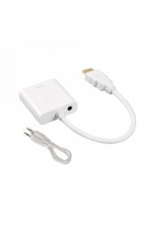 BASTORE Hdmi To Vga Ses Çevirici Kablo Projeksiyon Notebok Pc Uydu thumbnail 3