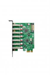 WOZLO 7 Port Usb Çoklayıcı - Pci-express - Usb 3.0 - 3