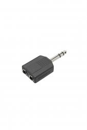 OEM Çevirici Jack 1x6.3mm Erkek Stereo To 2x6.3mm Dişi - 1