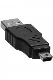 WOZLO 5 Pin Usb Erkek To Usb Erkek - Mini Usb Çevirici - 2