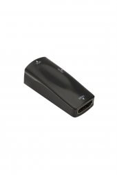 WOZLO Hdmi To Vga Çevirici Dişi Dişi Dönüştürücü Adaptör Ses Çıkışlı Pc Notebook Projeksiyon Receiver - 3