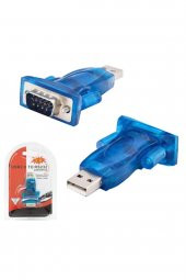 WOZLO Usb To Rs232 Erkek Çevirici Adaptör Db9 9 Pin Seri Çevirici - 1