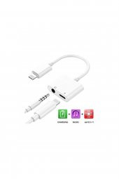 Alfais 3.5mm Kulaklık Şarj Çevirici Dönüştürücü Çoklayıcı - 3