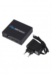 WOZLO 2 Port Hdmi Splitter Hdmı Çoklayıcı Çoğaltıcı Çoklu Ekran Görüntü - 2