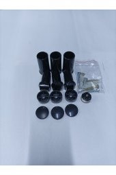 Toprak Havlupan Siyah Renk Havlupan Radyatör Montaj Seti thumbnail 2